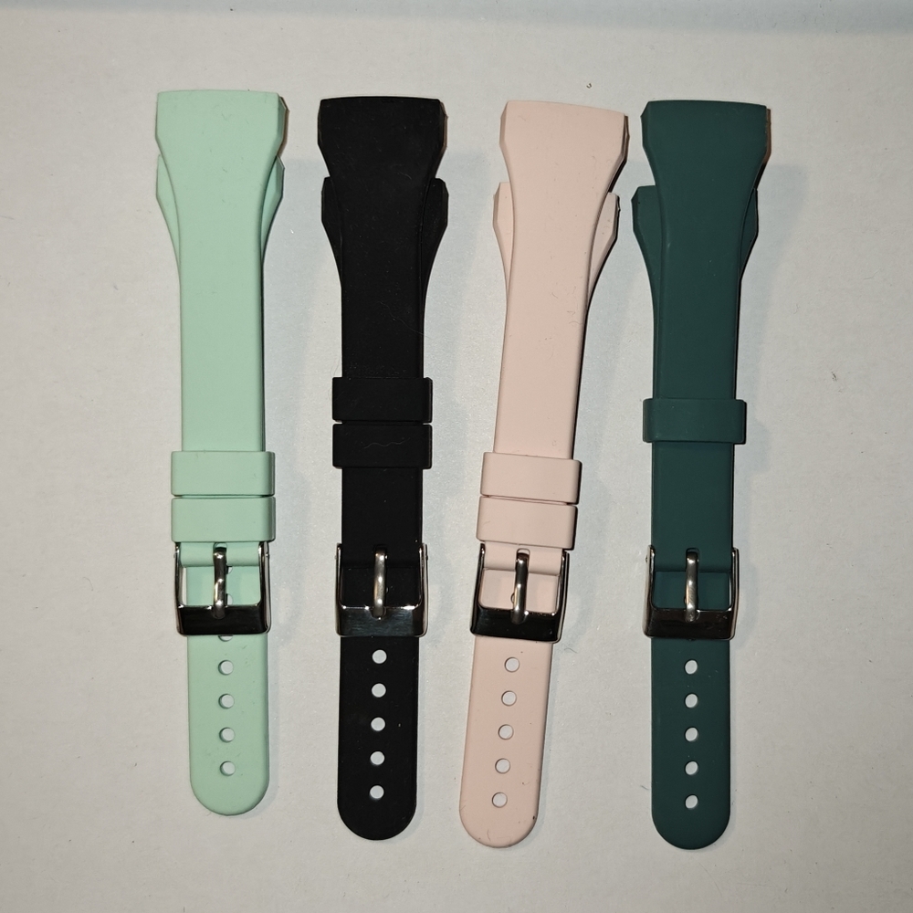 4 Assorted Fitbit Charge 4/Charge 3/Charge 4 SE/Charge 3 SE Silicone Bands